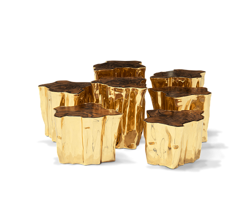 Stolik kawowy Paradise Series z wykończeniem orzechowym