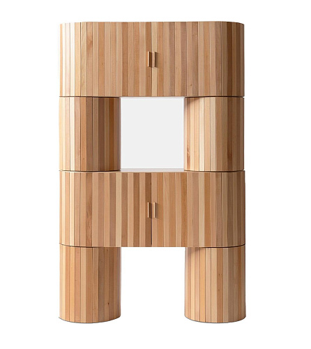 Naturalna Szafka z Drewna Lipowego