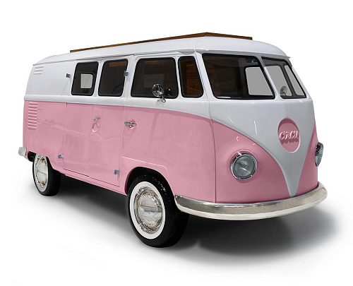 Różowy zestaw sypialniany Traveler’s Caravan