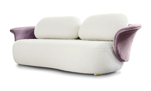 Pluszowa sofa Theodore