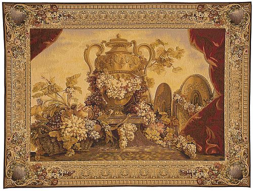 Gobelin Vase and Grapes