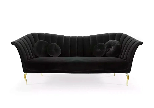 Sofa Saphira z metalową podstawą