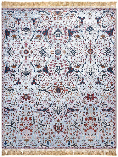 Dywan Teheran Reverse Original on LightBlue