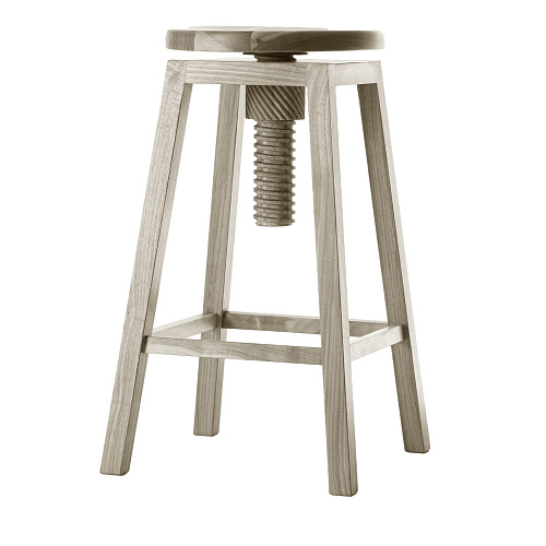 Wysoki szary taboret Invito