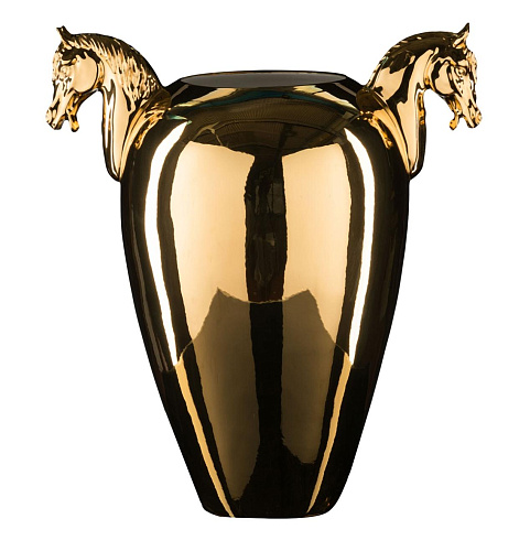 Złoty wazon Horse Golden