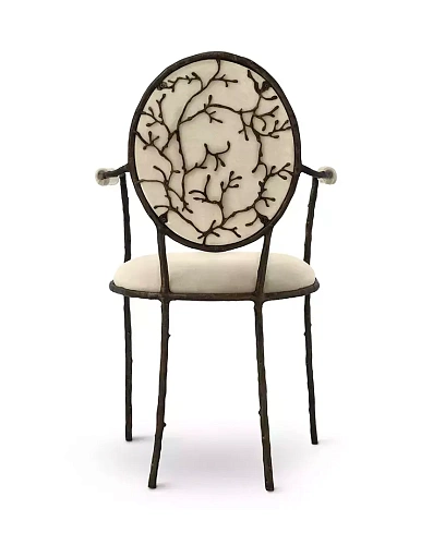 Krzesło jadalniane Elowen z podłokietnikami