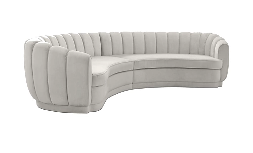 Sofa okrągła Lustre podwójna