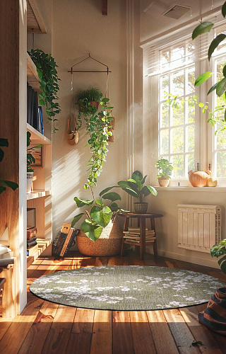 Dywan okrągły Wet Garden 9372