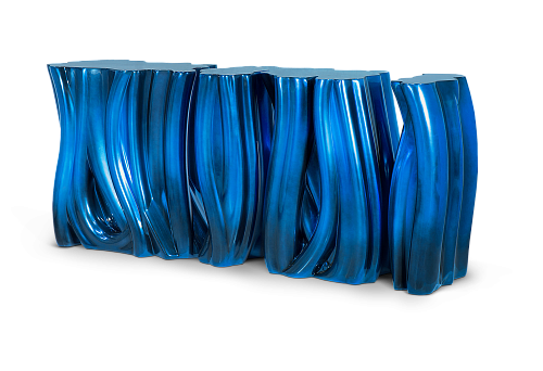 Niebieski kredens Monochrome Premium