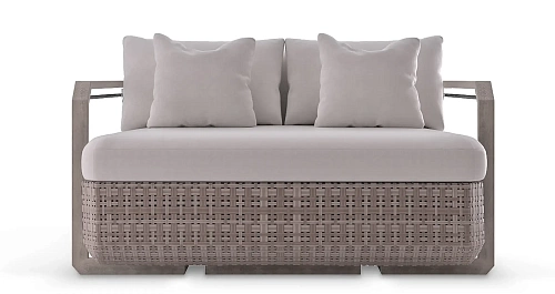 Dwuosobowa drewniana sofa ogrodowa Heritage
