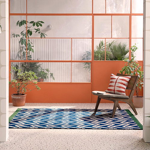 Dywan zewnętrzny Dhurrie Blue