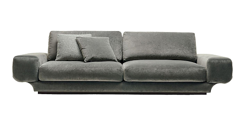 Szara sofa 3-osobowa Milo