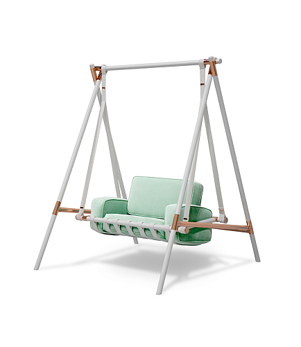 Wiszący huśtawkowy fotel dziecięcy Cozy Cloud