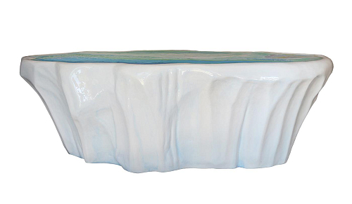 Owalny stolik kawowy Iceberg