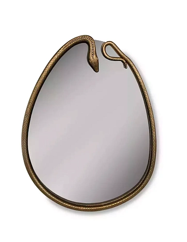 Lustro Serpentine w kształcie gruszki