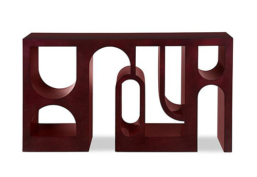 Konsola premium błyszcząca czerwona