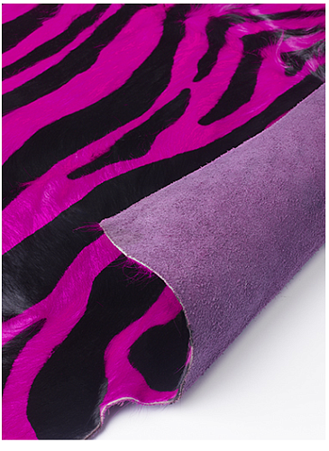 Pink Zebra Naturalna Cowhide