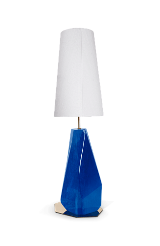 Lampka stołowa Essence niebieska