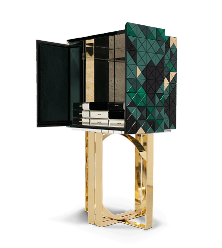 Zielona szafka Mosaic