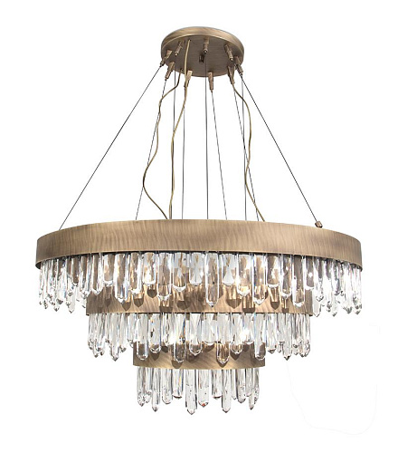 Żyrandol mosiężny Brass Falls