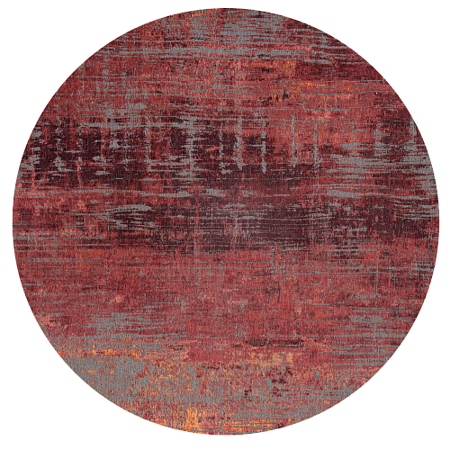 Dywan okrągły Nassau Red 9125