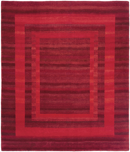 Dywan Gamba Triple Border Dark Red