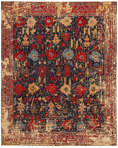 Dywan Bidjar Leyton Scratched Navyblue