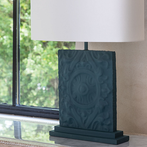 Lampka stołowa Piastrella Black Jade