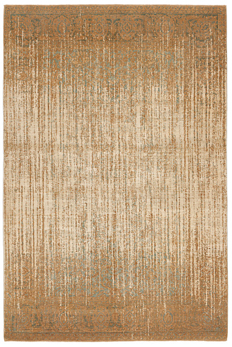 Dywan Tabriz Wooster Double Vendetta Lightblue Camelgold Silk