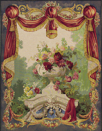 Gobelin Flowered Drapery