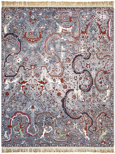 Dywan Tabriz Reverse Original on Charcoal