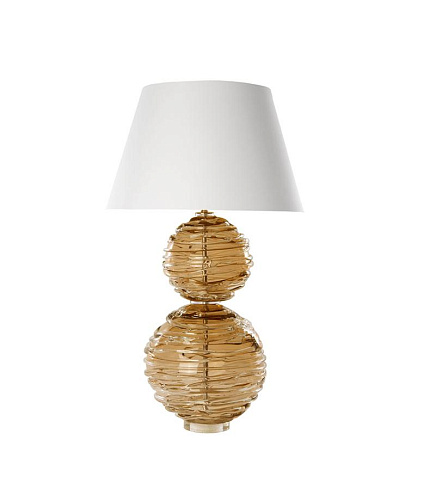 Lampka stołowa Alfie Amber