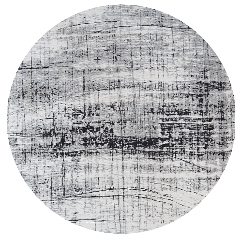 Dywan okrągły Black & White 8926