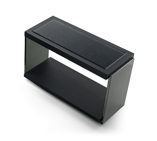 Stolik boczny narożny czarny