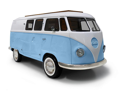 Niebieski zestaw sypialniany Traveler’s Caravan