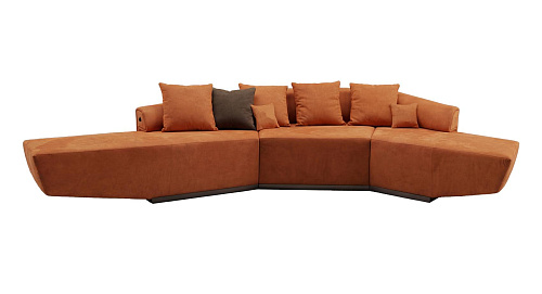 Rdzawa sofa modułowa Dubhè