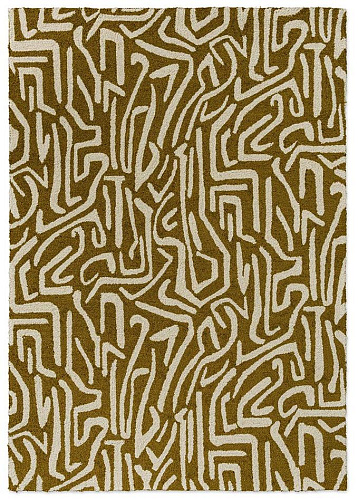 Dywan zewnętrzny Melodic Ochre/Gold