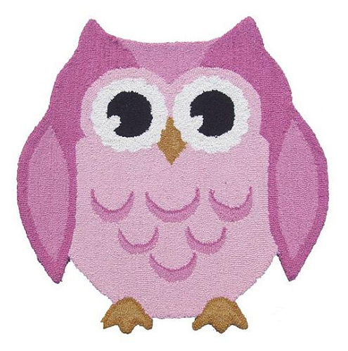 Dywan Animals Owl Pink