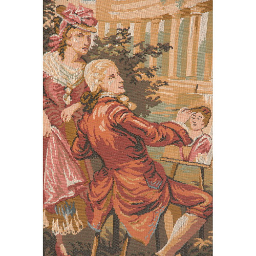Gobelin Garden Party in the Countryside with Border