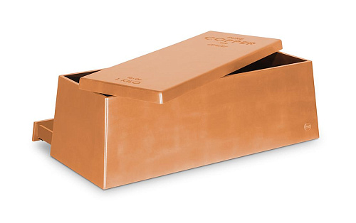 Brązowa skrzynia na zabawki Rustic Bronze