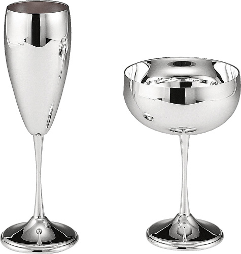 Kieliszek do szampana i puchar do lodów