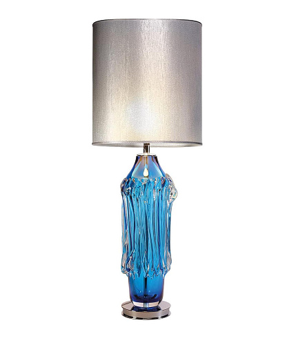 Lampa stołowa z włoskiego szkła muranowskiego