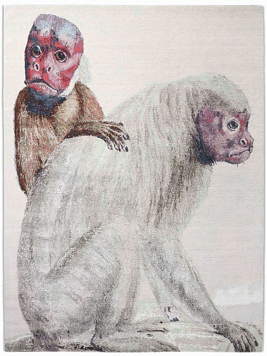 Dywan Two Monkeys Original on White