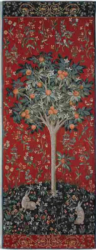 Gobelin Medieval Orange Tree