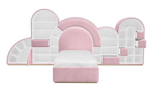 Różowe łóżko Bubblegum Marshmallow