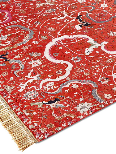 Dywan Tabriz Reverse Original on Red