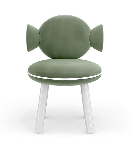 Zielony puf Lollipop