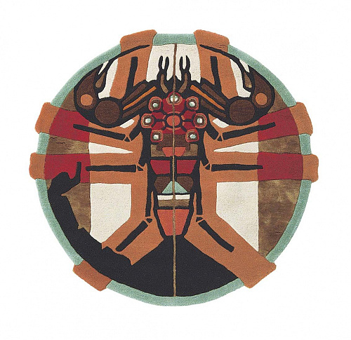 Dywan Okrągły Zodiac Scorpio Circle 161805