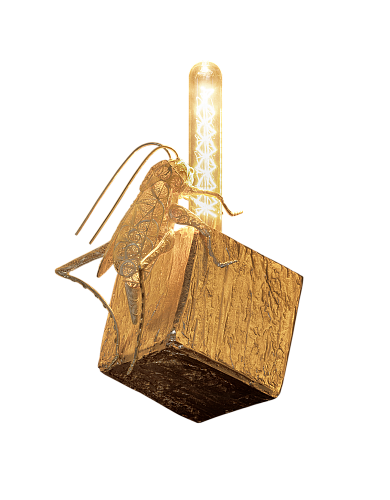 Mały kinkiet Geode Filigree Cricket